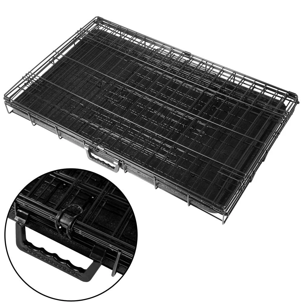 36" Dog Cage Crate Kennel | 3 Doors