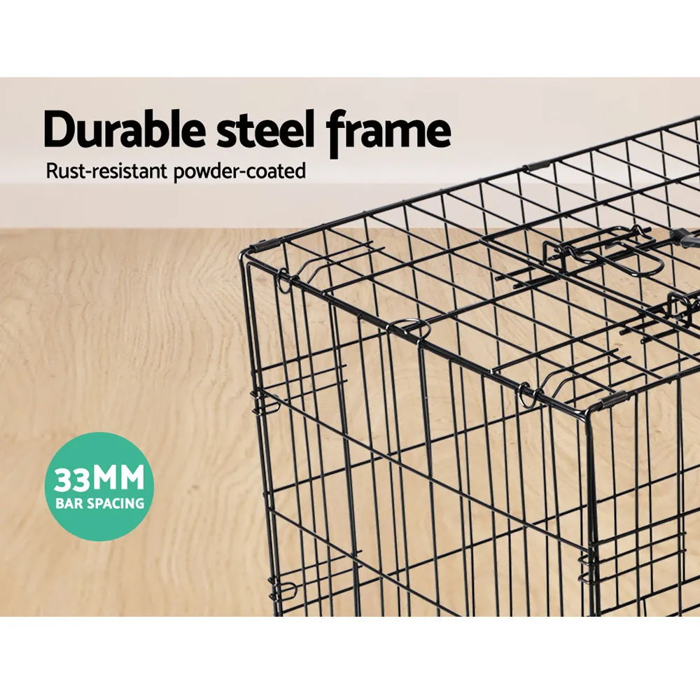 36" Dog Cage Crate Kennel | 3 Doors