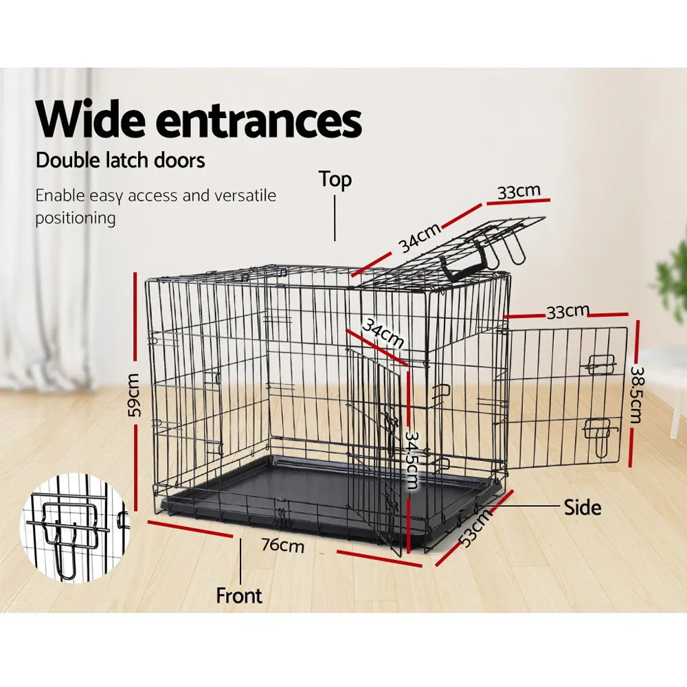 36" Dog Cage Crate Kennel | 3 Doors