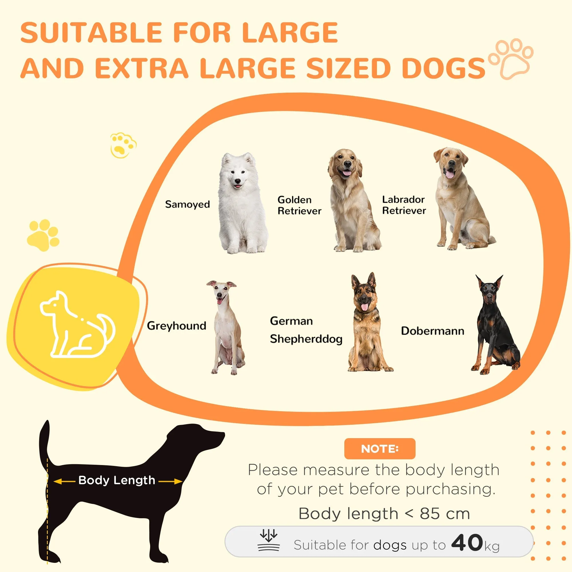 48" Heavy Duty Dog Crate on WheelsWith Bowl Holder Removable Tray Detachable Top Double Doors for L XL Dogs