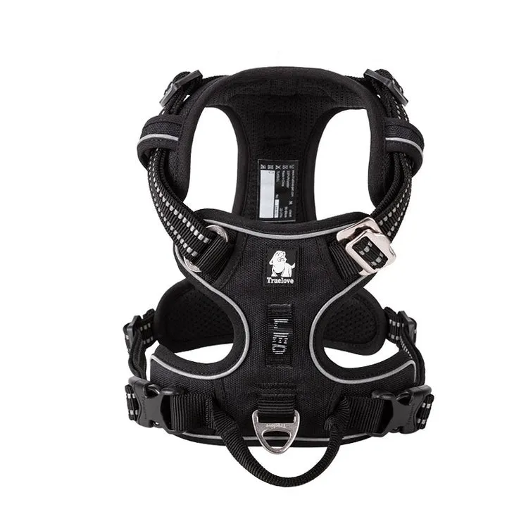 Breathable No-Pull Dog Harness, Reflective Nylon, Small