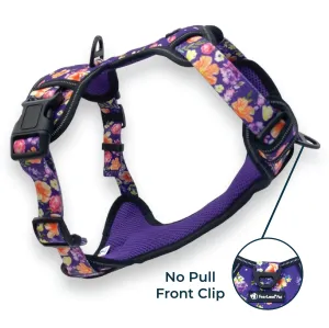 Heavy Duty Harness - Purple Poppies