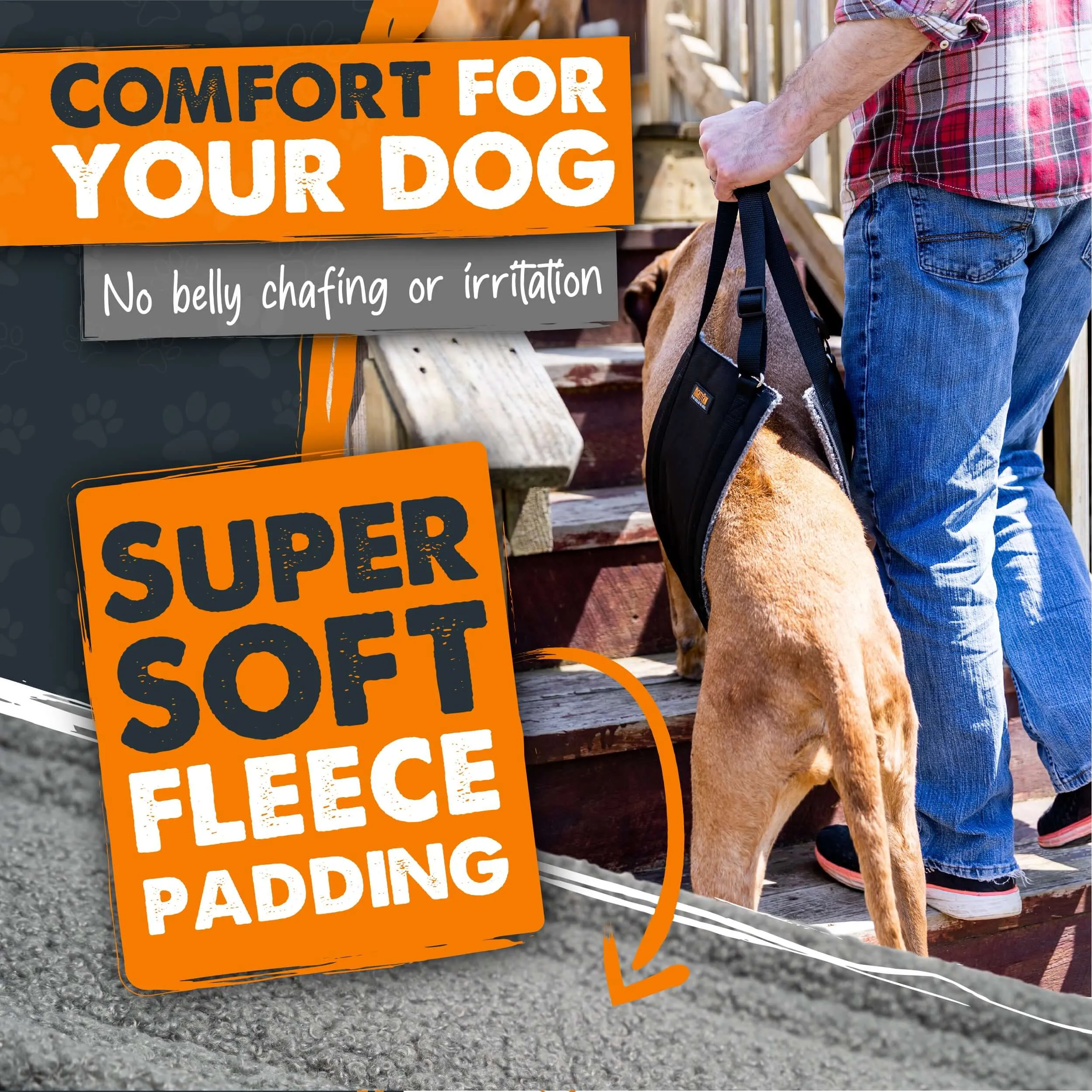 Lift Your Dog with Ease: Mighty Paw Dog Lift Harness for Hind Leg Support