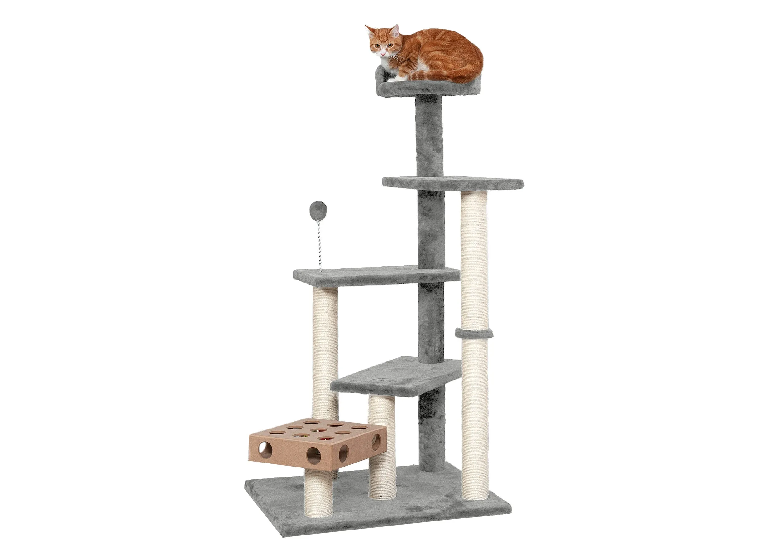 Play Stairs with Cat-IQ Busy Box