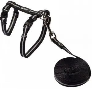 Rogz Alleycat Harness Lead Black