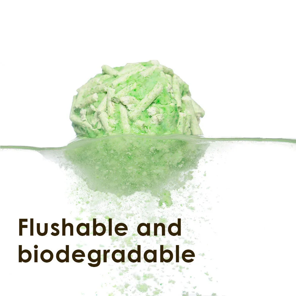 ZODIAC Fruity Biodegradable Flushable Tofu Cat Kitten Litter Green Tea 28L