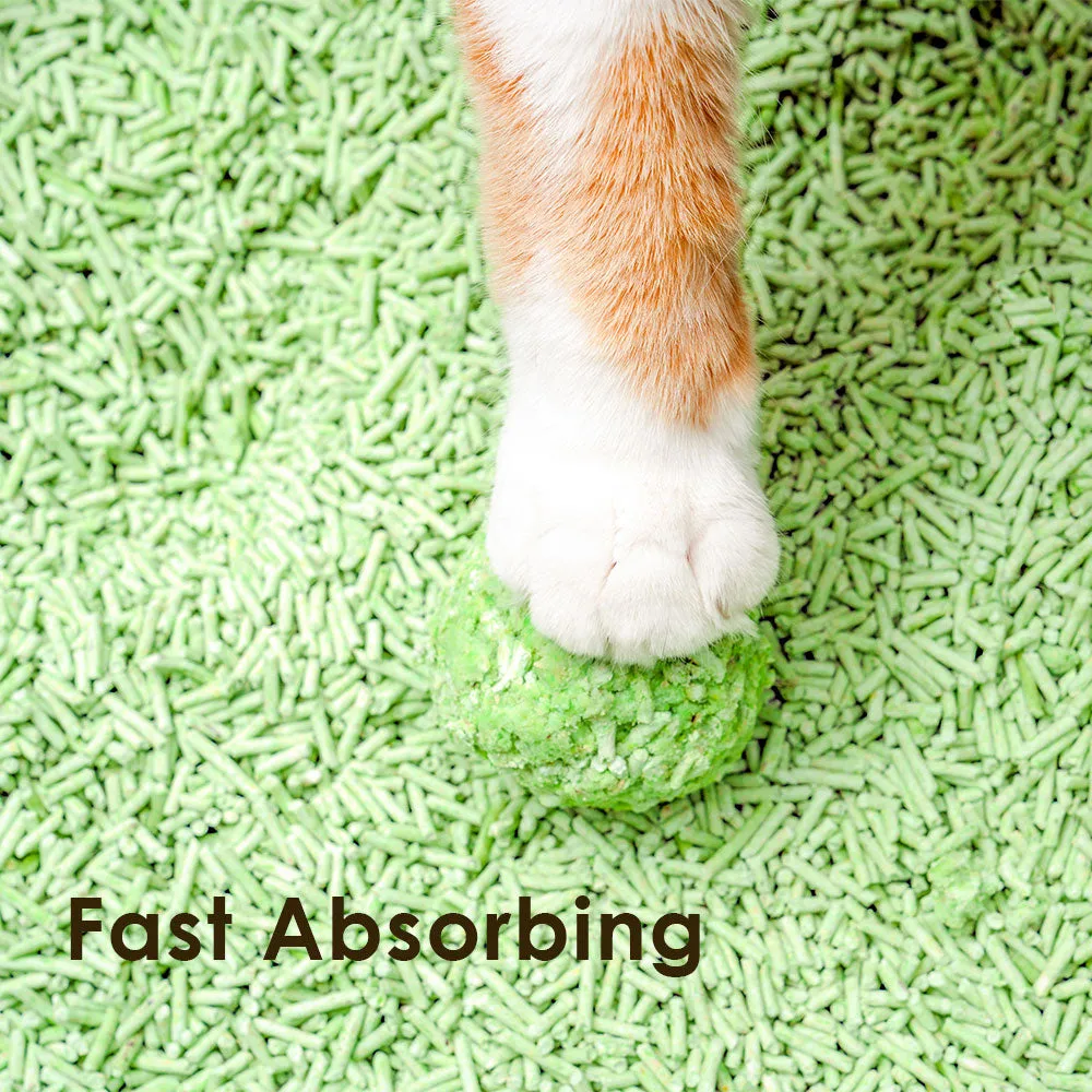 ZODIAC Fruity Biodegradable Flushable Tofu Cat Kitten Litter Green Tea 28L